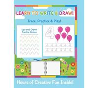 Trace & Learn for Little Hands: Simple Tracing Worksheets for Kids | Paths, Mazes, Shapes, Lines & First Words