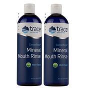 Trace Minerals ConcenTrace Mineral Mouth Rinse Mint Flovor 16fl.oz (1pt.) 473ml Double Pack