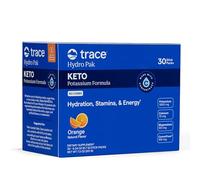 Trace Minerals Keto Electrolyte Packets Orange 30 Count Sugar-Free Vegan