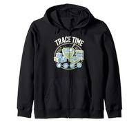 Trace Time Soap Making Artisan Craft Zip Hoodie