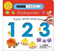 Alphaprints: Trace, Write, and Learn 123: Finger Tracing & Wipe Clean