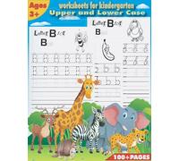 Traceable letters Of The Alphabet Upper and Lower Case worksheets for kindergarten: trace alphabet upper and lowercase for children ages 3+