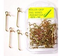 TraceAce Tackle 50 Tail Wires With Bait Clip,Fishing Weight Moulds,