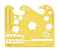 Traceease Drafting Tools Landscpae Template for Flagstones/Wire Fence/Tree/Hedge,Draft Stencils