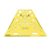 Traceease Electrical Drafting Isometric Piping Template Drawing Stencil,Designing Template Measuring Ruler