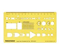 Traceease Electrical Drafting Logic Gate Template Drawing Stencil,Designing Template Measuring Ruler