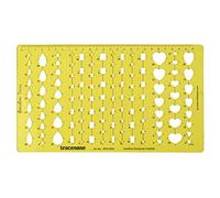 Traceease Multiple Pear/Baguette/Hearts Gemstone Guide Jewelry Templates Drafting Tools Jewellery Designing Stencils