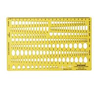 Traceease Multiple Shape Gemstone Series Draw Jewelry Templates Drafting Tools Jewellery Designing Stencils