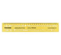Traceease Upper Case,Lower Case Numbers Lettering Template Drafting Tools Alphabet Stencils-7mm Alphabet Size