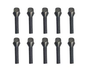 TRACER 10x Wheel Bolts M14 x 1.5 Taper Collar 60° 55 mm | Spanner Width 17 mm Compatible with Bentley Continental GT 4x4 3W Continental GTC 4x4