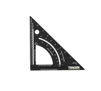 TRACER 12" ProSquare Adjustable Measuring Tool (Professional Construction Square Tool with lockable arm and easy to read laser markings)