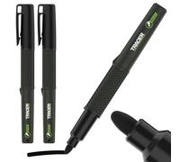 Tracer 2.0 HD Permanent Marker Pens x2 | Bullet Tip | 100hr Cap-Off | Fast-drying, waterproof black ink - ideal for builders, tradespeople & marking on metal, wood & plastic surfaces