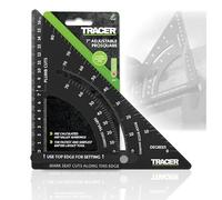 TRACER 7" ProSquare Adjustable Measuring Tool (Professional Construction Square Tool with Lockable arm and Easy to Read Laser Markings)