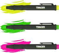 Tracer AFH-MK3 3 Piece Construction Grade Fluorescent Highlighter Kit