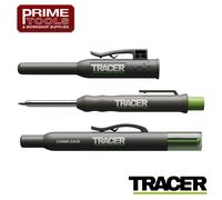 Tracer Deep Hole Construction Pencil with 6 x Replacement Lead Pack and accompanying Site Holsters all-in-one Marking Kit. Carpenter Pencil Set