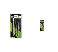 Tracer AMK1 Deep Pencil Marker with Lead (Blister Pack) & TRACER Deep Hole Construction Pencil with TRACER Site Holster (120mm, Extendable 2B Construction Pencil with Inbuilt Sharpener)