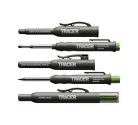 Tracer Amk3 Deep Hole Construction Pencil And Permanent Marker Pen And 120mm Lead Set