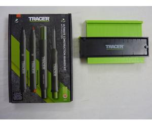 Tracer AMK4 Deep Hole Pencil &Holster,6x Leads, Black Red Markers, Contour Gauge