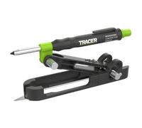 Tracer ProScribe Tool with Deep Hole Pencil, Lead Holster and Carry Case (DIY, Woodworking, and Carpentry Multi-Function Scribe Tool)