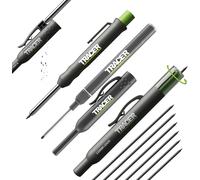 Tracer Deep Hole Construction Pencil and Pen Kit with 6X Replacement Leads and