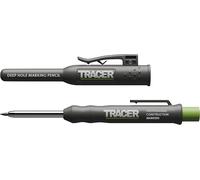 TRACER Deep Hole Construction Pencil with TRACER Site Holster (120mm, Extendabl