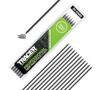 Tracer Deep Hole Pencil Leads 12 Pack, 2.8mm 2H Graphite, Hard | Durable 2H Refill Leads for Marking Pencils - Fine, Long-Lasting Graphite for Timber, Metal & Ceramics On-Site
