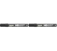 Tracer Heavy Duty Construction Marker (1-3mm Bullet Point General-Purpose Marker ideal for construction sites) - Black (Pack of 2)
