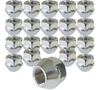 TRACER M12 x 1.25 Wheel Nuts 60 Degree Tapered Seat, 20-Piece Set HEX 19 mm