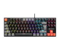 Tracer Mechanical Gaming Keyboard GAMEZONE Blade 87: compact size with 87 keys, rainbow lighting with 6 modes, multimedia keys, anti-ghosting
