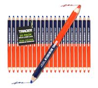 Tracer Pencil 20 Pack - Dual Colour Pencil XL Red/Blue Marking