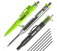 Tracer Pro Series Aluminium Deep Hole Construction Pencil with 6 x Replacement Lead Pack and accompanying Site Holsters. All-in-one Construction Marking Kit