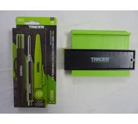 TRACER Pro Series Deep Hole Pencil + 6 x Graphite Leads AMK1-PRO & Contour Gauge