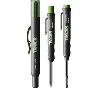 Tracer Deep Hole Construction Pencil with 6X Replacement Lead Pack and accompanying Site Holsters All-in-one Marking Kit