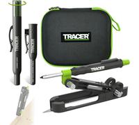 Tracer ProScribe Tool with Deep Hole Pencil, Lead Holster and Carry Case (DIY,