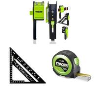 TRACER Speed Square, Tape Holder & 8m Tape Measure Bundle