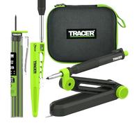 TRACER Truescribe Scribe Tool with Tracer pencil 2.0, Storage Case & 12 Pencil Leads. Scribing tool for Woodworking & more