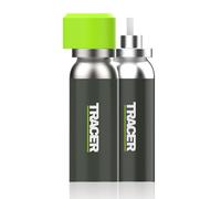 Tracer Trueshot Chalk Refill Canisters, 2-Pack, 700 Shots, Hi-Vis Green | Recyclable aluminium construction fits TRACER Trueshot, leak-proof, puncture-resistant, quick-swap design for fast site use