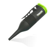 Tracer Trueshot Deep Hole Chalk Marker - 100mm Reach | High-Visibility Green Chalk | Replaceable Cartridge | One-Handed Spray Action | Construction & DIY Use