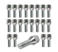 TRACER Wheel Bolts M14 x 1.5 Cone Collar 60°, 28 mm Shaft, 20-Piece Set