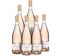 TRACES Rose - Multi Award-Winning & Naturally Lighter - Sugar Free Wine, Lower Calorie, Vegan - Case of 6 x 750ml Bottles