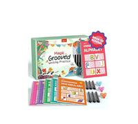 Tracetrek Workbook: Fast-Track Young Minds,Grooved Handwriting Book Practice,Tracetrek Workbook Kit,Reusable Grooved Handwriting Workbooks,Lettes Numbers Drawing Tracing Calligraphy Practice Book