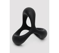 Tracey Cox EDGE Silicone Cock and Ball Sling - Black Black