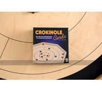 Tracey Crokinole Cards - 2 in 1 Game: Solitaire & Elimination, Ages 14+