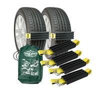 TRACGRABBER Tire Traction Device for Snow, Mud and Sand - For Cars and Small SUVs, Set of 4 - Easy to Install, Get Unstuck Fast - A Snow Traction Mat or Snow Chain Alternative