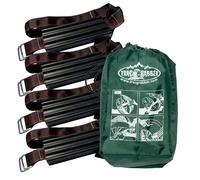 TRACGRABBER Tire Traction Device for Snow, Mud and Sand - For Oversized Tires on Trucks/SUVs, Set of 4 - Easy to Install, Get Unstuck Fast - A Snow Traction Mat or Snow Chain Alternative