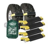 TRACGRABBER Tire Traction Device for Snow, Mud and Sand - For Trucks and Large SUVs, Set of 4 - Easy to Install, Get Unstuck Fast - A Snow Traction Mat or Snow Chain Alternative