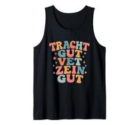 Tracht Gut Think Good and it Will be Good Yiddish Chabad Tank Top