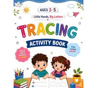 Tracing Activity Book for Kids Ages 3-5: Preschool Workbook with Line Tracing, Alphabet Practice, Number Matching, Shapes, Coloring & Educational Learning Activities