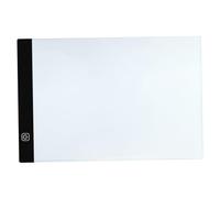 Tracing Board, Light Up Tracing Pad, 3 Brightness Adjustable A4 Slim Light Pad, Portable USB Powered LED Drawing Board for Artists Designing, Animation, Sketching, X-ray Viewing