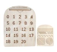 Tracing Board - Wooden Letter Sensory Pad, Alphabet Writing Practice Board with Natural Oak Finish, Early Education Tool, Ideal for Workplace Desk Learning Nooks